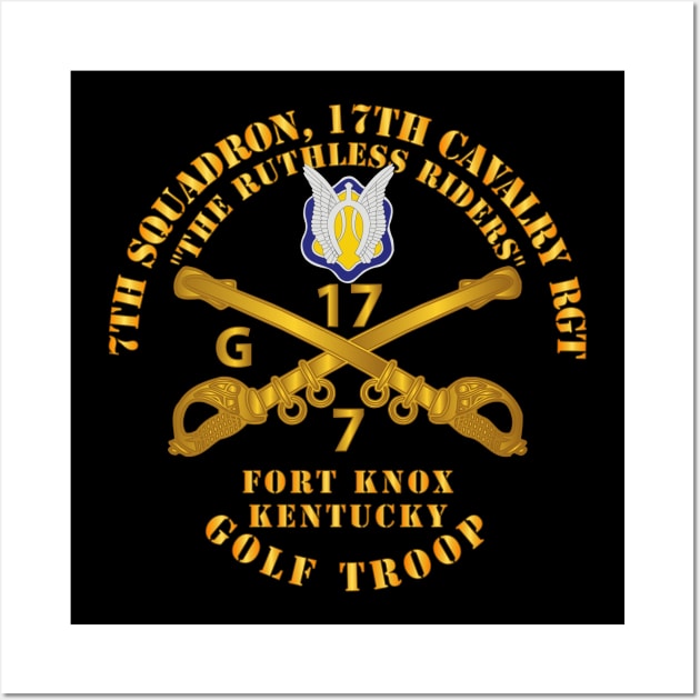 7th Sqn 17th Cav Regt - Golf Trp - Fort Knox KY Wall Art by twix123844